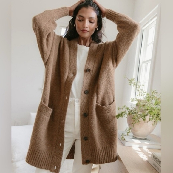 Jenni Kayne Sweaters - JENNI KAYNE COTTAGE VNECK ALPACA WOOL CARDIGAN